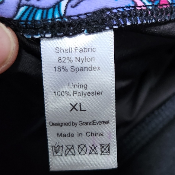 NWT Paisley Tankini Top "Enjoy the Sunshine " Pink Blue Purple Swim Suit BIN AA - Picture 5 of 5